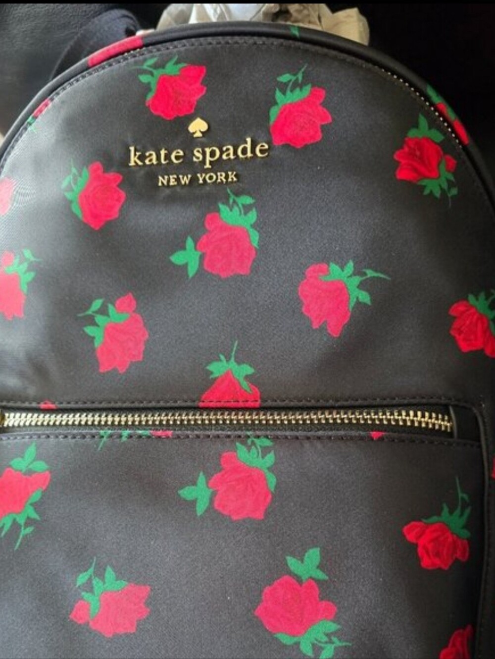 BRAND NEW Kate Spade Rose Toss Backpack